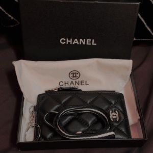 Chanel card holder